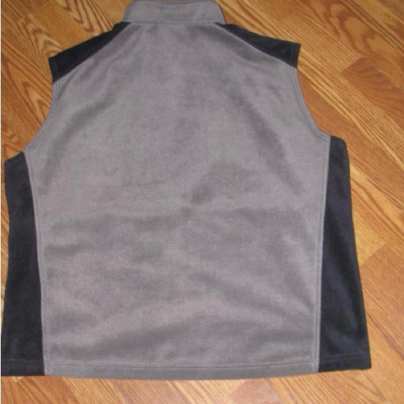 Men’s Columbia Vest Size XL Grey/Black - Picture 2 of 4